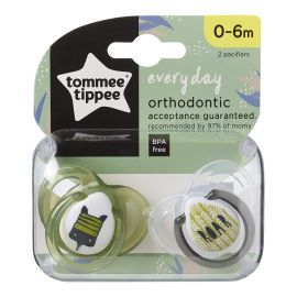Chupones Every Day 0-6M Verde x 2 unidades-Tommee Tippee 