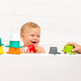 Juguete Baño  Tazas para apilar - Infantino