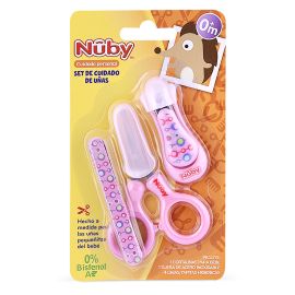 Nuby - Set uñas rosado