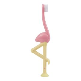 Cepillo de dientes Flamingo  para bebés y niños - Dr. Browns