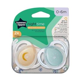 Chupones night time 0 -6 m  Tommee Tippee