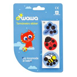 Owawa - Sticker Termómetro Abeja, mariquita y mariposa