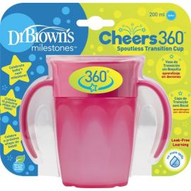 Vaso Cheers 360° de 7 oz / 200 ml Color Rosa-Dr. Browns